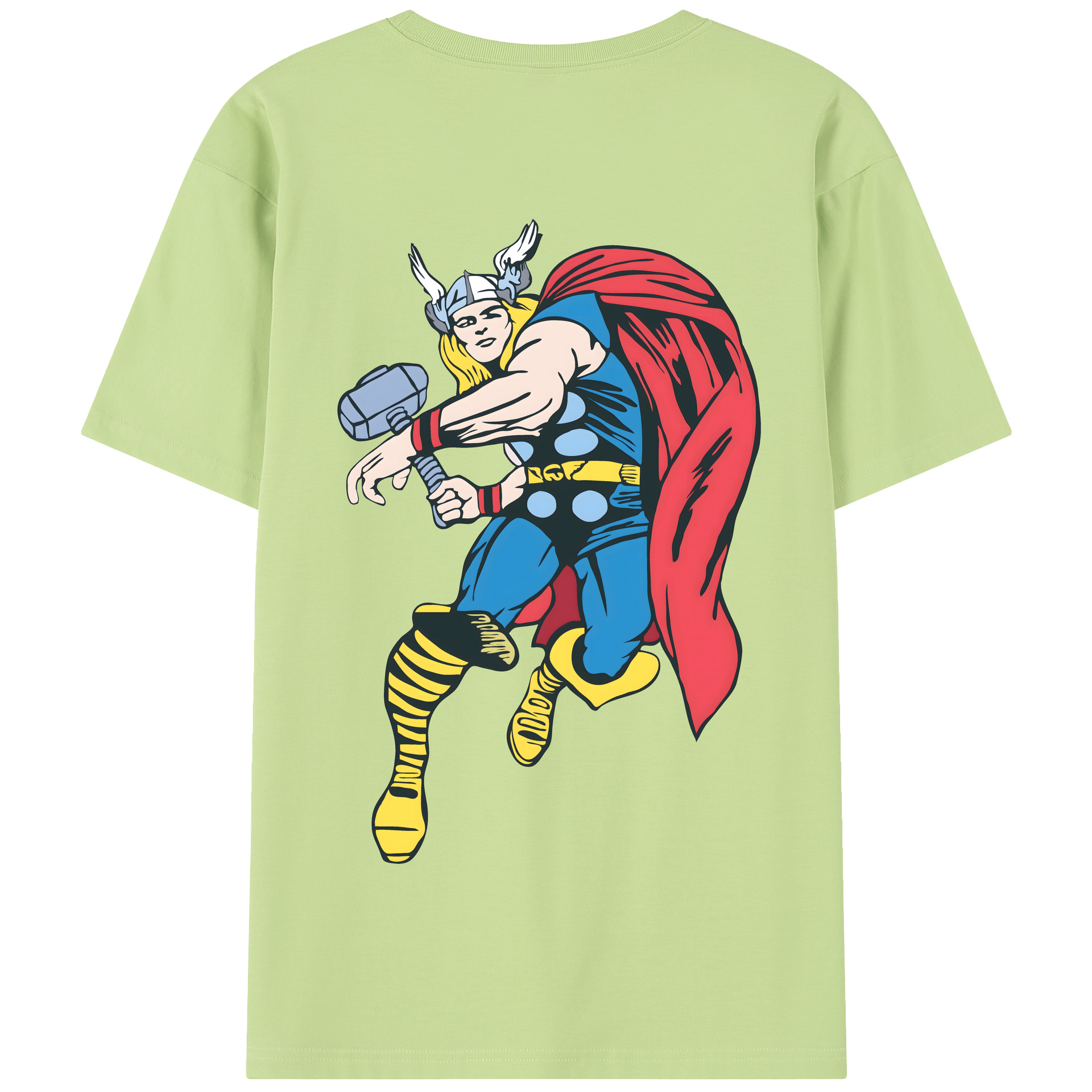 （画像用） アベンジャーズ The Avengers 綿100％半袖Tシャツ（背面プリント）